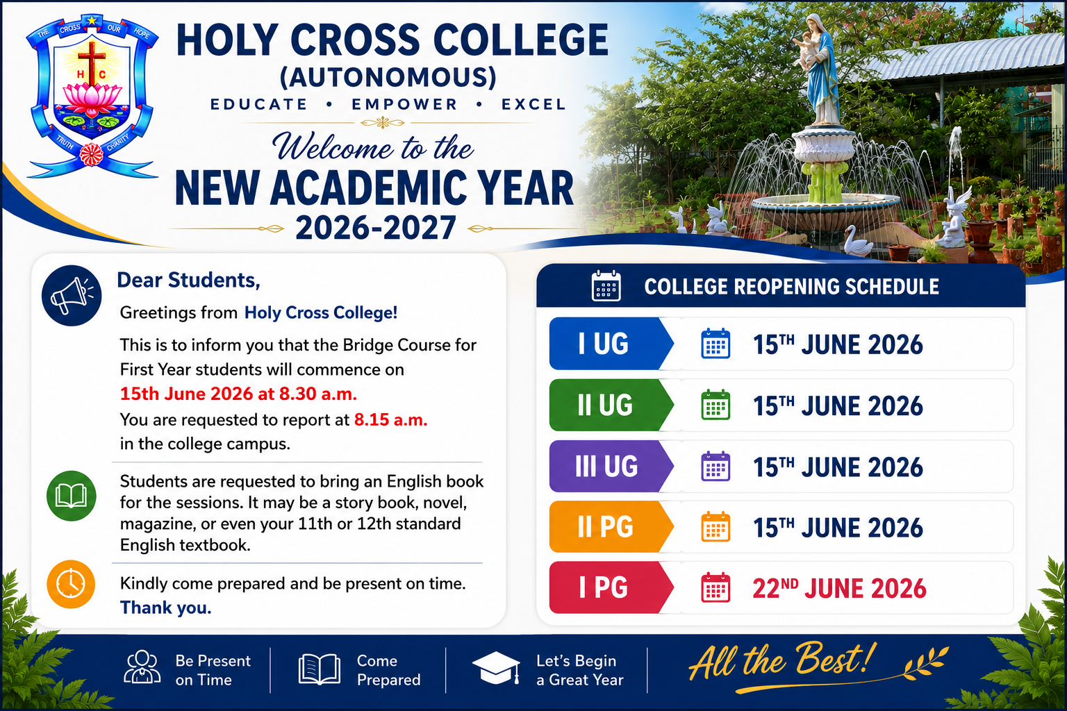 Admission Directions